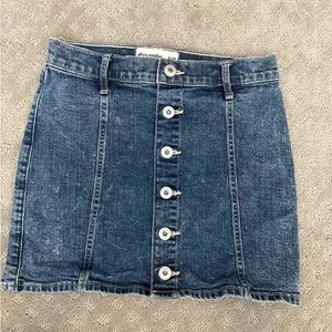 Abercrombie kids Jean skirt 9/10